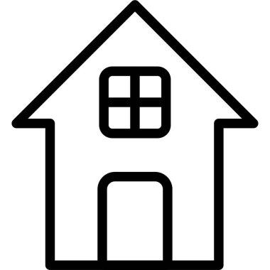 ev simgesi vektör illüstrasyonu