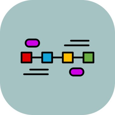 Modern bir simgenin vektör illüstrasyonu