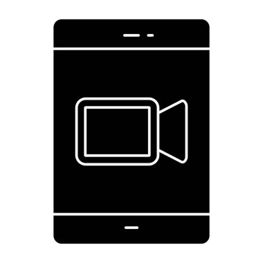 akıllı telefon simgesi vektör illüstrasyonu