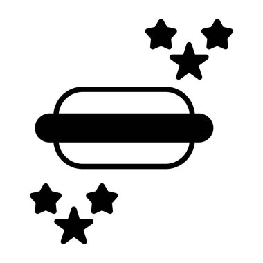 yiyecek ikonu vektör illüstrasyonu