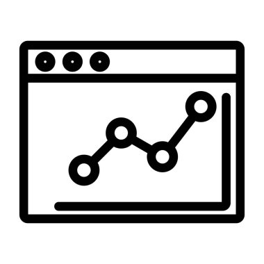 seo modern simgesinin vektör illüstrasyonu