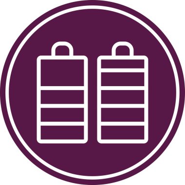 pil vektör simgesi modern basit tasarım