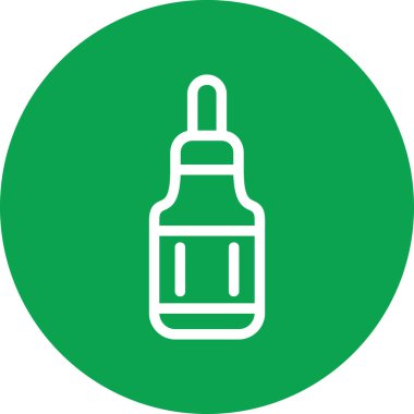 Benzersiz şırınga vektör çizgisi simgesi