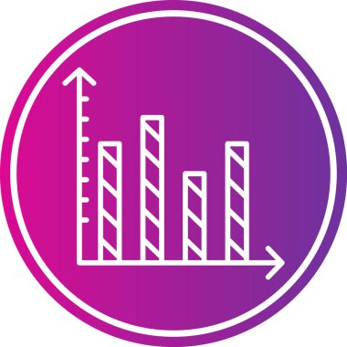 Bar çizelgesi. Web simgesi