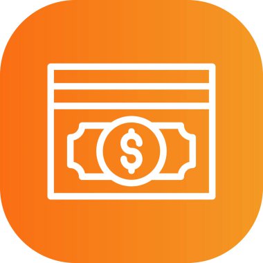 vektör dolar simgesi, basit illüstrasyon