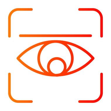 Göz simgesi. vektör illüstrasyonu