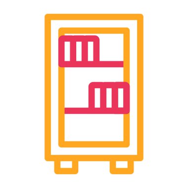 Kitap. Web simgesi basit illüstrasyon