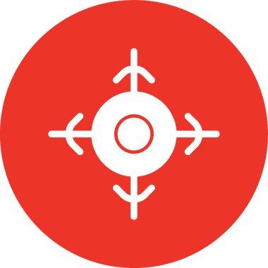 hedef simge vektör illüstrasyonu