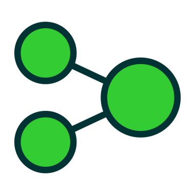 ağ paylaşım simgesi çizimi