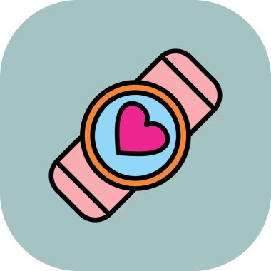 Şeker simgesinin vektör illüstrasyonu