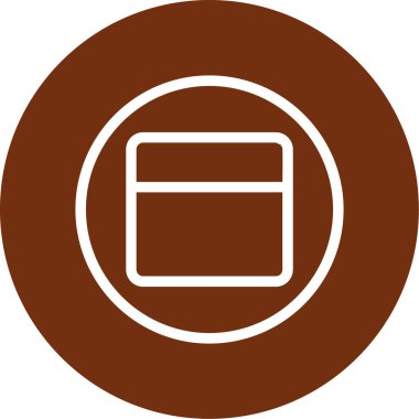 Bir dairenin içindeki bir kitabın vektör simgesi