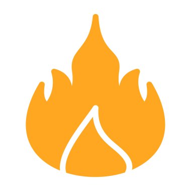 ateş alev ikonu vektör illüstrasyonuName