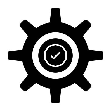 vektör glifini düz simge olarak ayarla