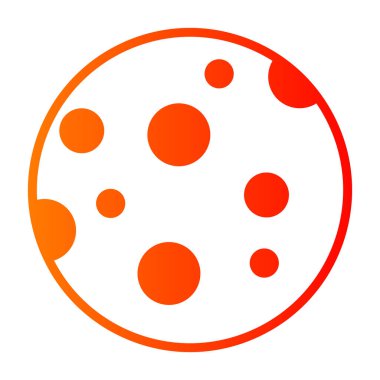 Bisküvi. Web simgesi basit tasarım