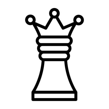 Satranç kralı simgesi vektörü, ağ ve mobil uygulama tasarımınız için beyaz arkaplanda izole edildi, satranç kralı logosu kavramı