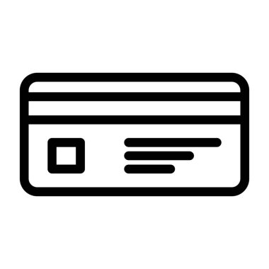 Kredi kartı simgesi, özet biçimi