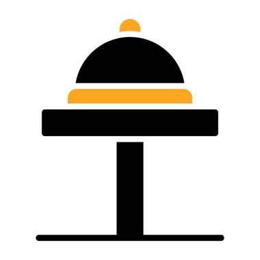 Restoran servis vektör simgesi