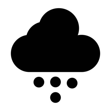 bulut simgesi, vektör illüstrasyonu