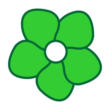 Yonca simgesi vektör illüstrasyonu