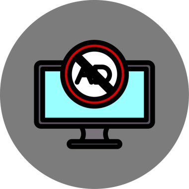 Bilgisayar kutsal kişilerin resmi. düz tasarım