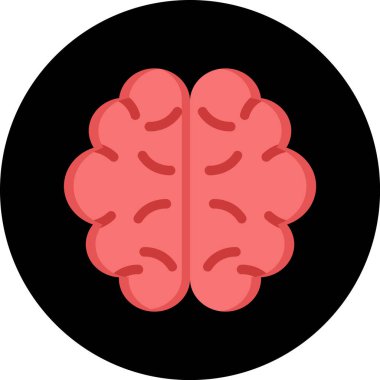 Beyin vektör simge işareti simge vektör çizim kişisel ve ticari kullanım için..