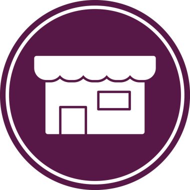 Modern yapı simgesinin vektör illüstrasyonu