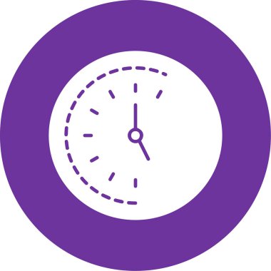 zaman vektör simgesi modern basit vektör çizimi