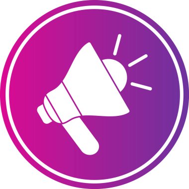 Moda biçimi izole edilmiş arkaplanda hoparlör simgesi