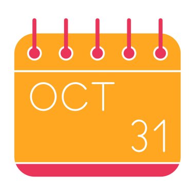 Takvim simgesi, vektör çizimi