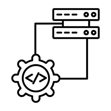 Ağ vektör hat simgeler