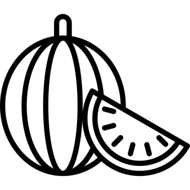 Balkabağım. Web simgesi basit illüstrasyon