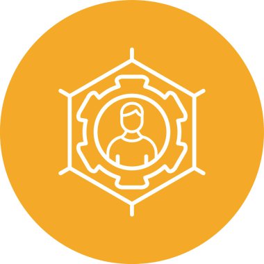 Modern b 'nin vektör illüstrasyonu insanların ikonundan yoksun