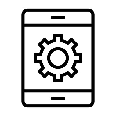 vektör ince çizgi simgesi ayarlanıyor