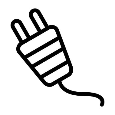 Beyaz arkaplanın siyah ve beyaz simgesinin vektör çizimi