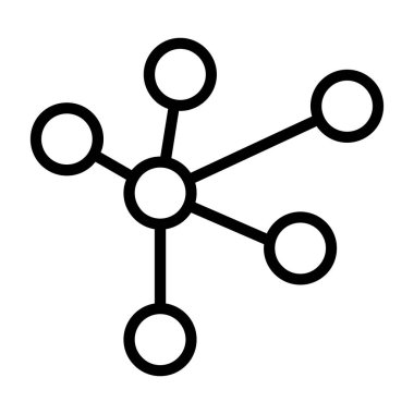 ağ paylaşım simgesi çizimi