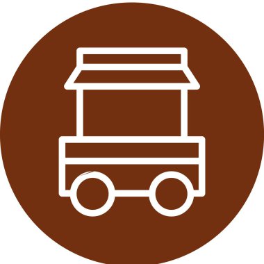 - Araba. Web simgesi basit illüstrasyon