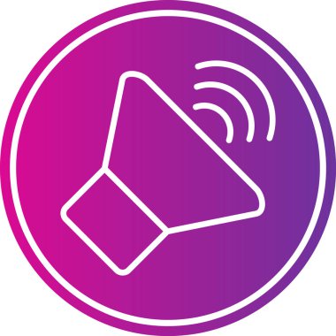 Bir sinyal simgesinin vektör illüstrasyonu