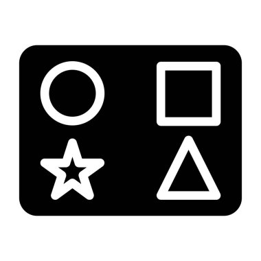 Astronomi simgesinin vektör illüstrasyonu