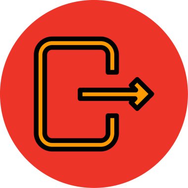 ok simgesi vektör illüstrasyonu