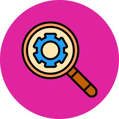 seo modern simgesinin vektör illüstrasyonu