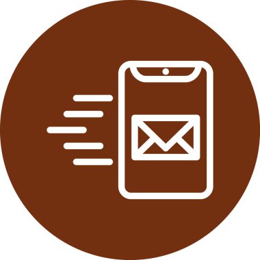 hareket eden telefon vektör çizim