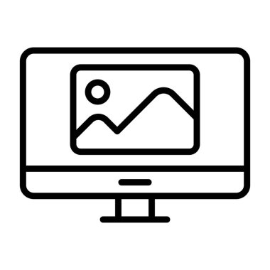 Bilgisayar monitörü simgesi, özet biçimi