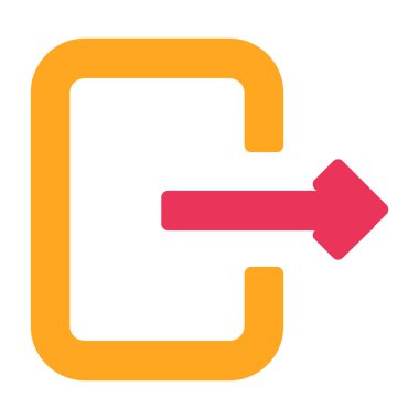 düz simge vektöründen çık