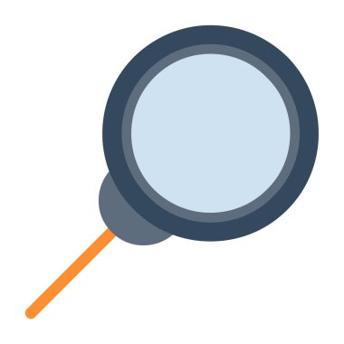 Büyüteç izole simgesini