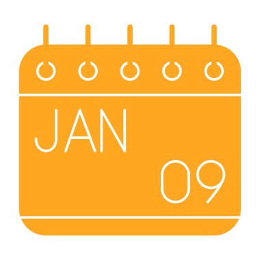 Takvim simgesi. Basit tasarım