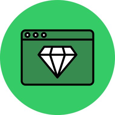 seo modern simgesinin vektör illüstrasyonu