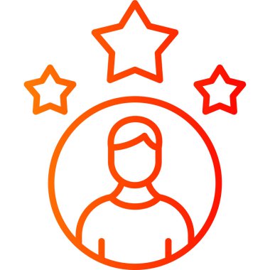 Yıldız. Web simgesi basit illüstrasyon