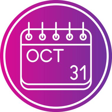 Takvim simgesi vektör illüstrasyonu