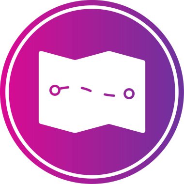 Tek bir simgenin vektör illüstrasyonu