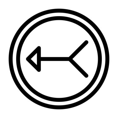 ok simgesi vektör illüstrasyonu